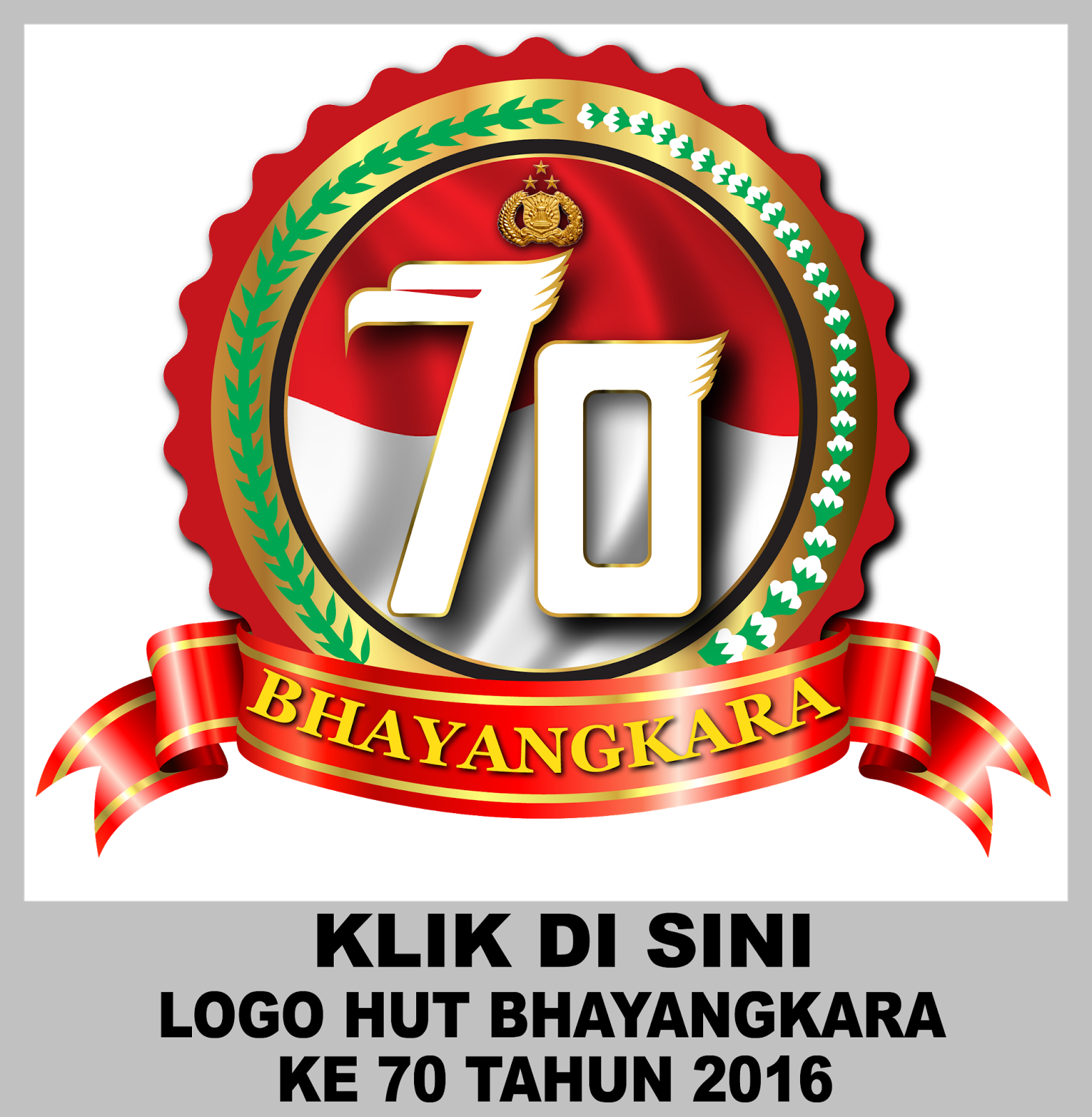 Logo Tema HUT Bhayangkara Polri ke 70 2022 « WAFIQ Griya 