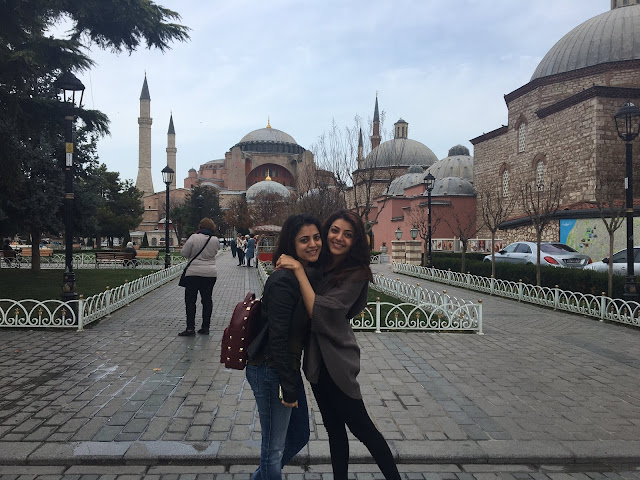 kajal agarwal with her sister nisha agarwal