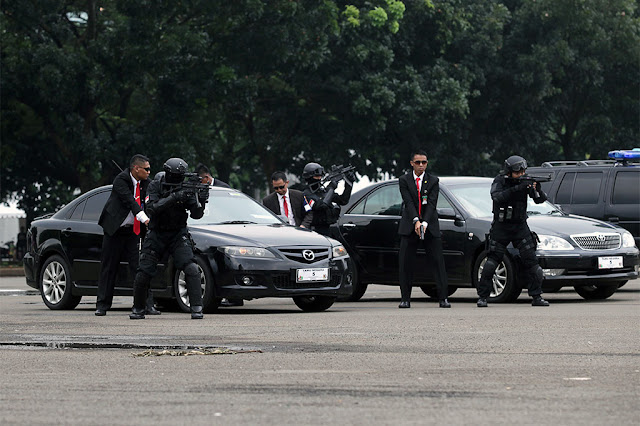 Paspampres Melekat Amankan Tamu VVIP KTOKI ke-5