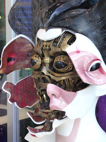 Ghost in the Shell Animatronic Geisha head open face