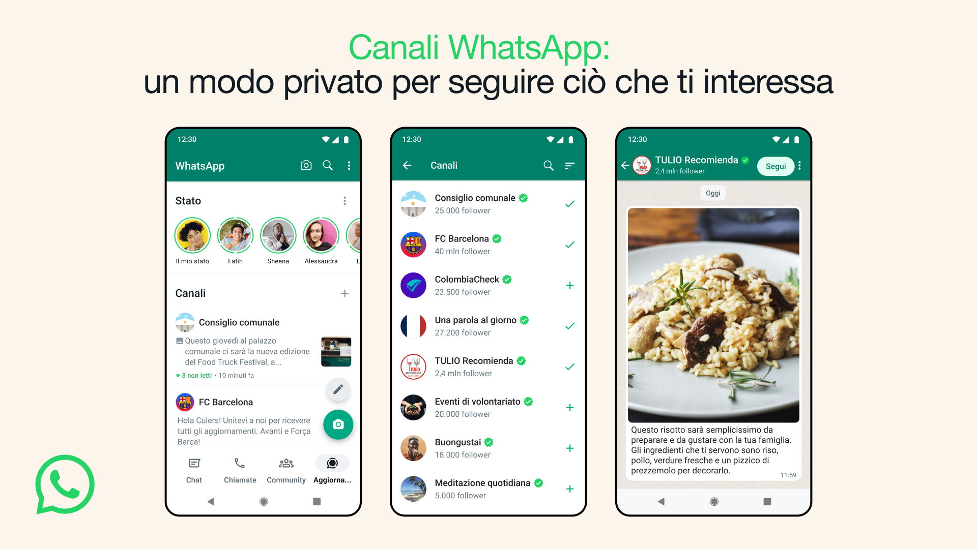 WhatsApp, disponibile la nuova funzionalità Canali | Cos'è e come funziona