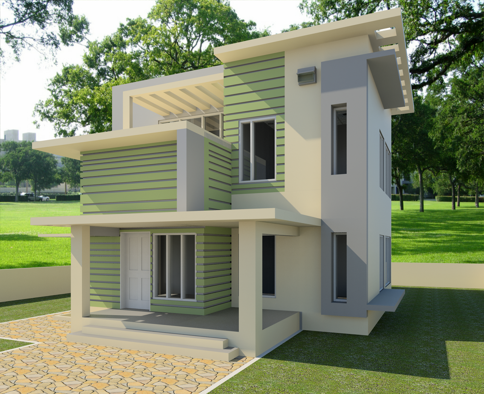 Revit Complete Project  7 Modern  House  Design  In Revit 