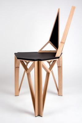 Awesome Wooden AlterEgo Chair Product with Irregular Shape