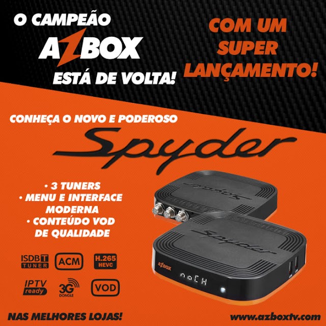 AZBOX SPYDER 1.0 PDF - TUTORIAL DE TRANSFORMAÇÃO E CONFIGURAÇÃO