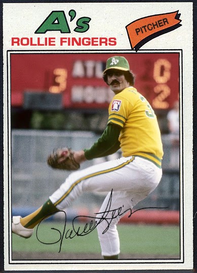 1977 Topps #523 Rollie Fingers EXMT 