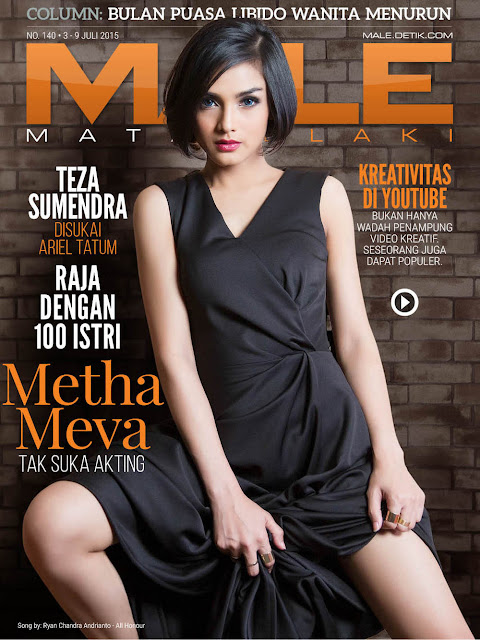Download Male Magazine Edisi 140 - "Metha Meva - Soalnya Aku Gampang Penasaran" | Model Hot and Sexy by Metha Meva | www.zona-terbatas.blogspot.com