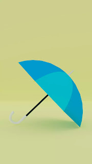 Blue Umbrella 3D 4