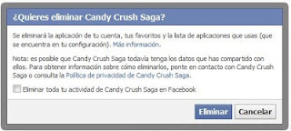 desinstalar Candy Crush Saga