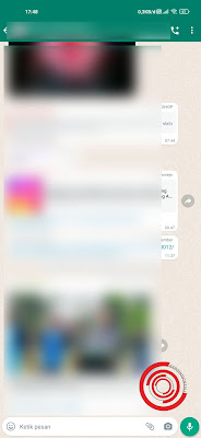 Kalian masuk ke grup WhatsApp nya terlebih dahulu