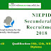 NIEPID Secunderabad Recruitment 2018