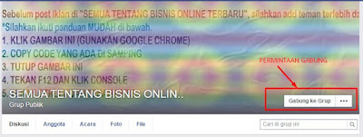 cara permintaan gabung grup facebook