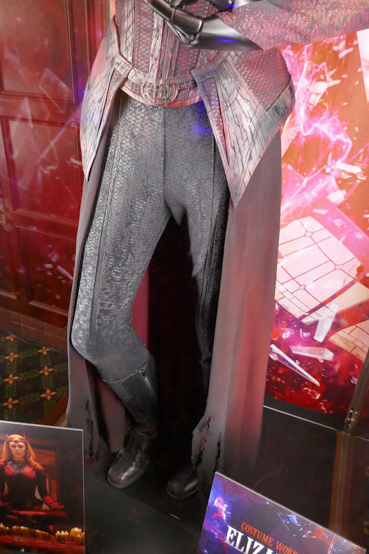 Scarlet Witch legs costume detail Doctor Strange 2