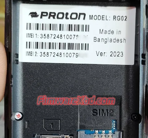 Proton RG02 Flash File MT6261