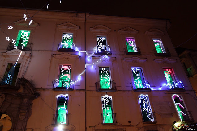 Luci d'artista a Salerno nel centro storico