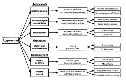 Polythetic analysis of aggression