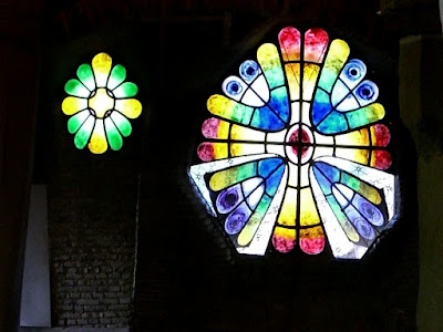 Crypt of La Colonia Güell designed by Antoni Gaudí