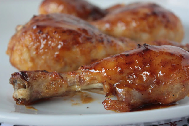 Easy Sweet and Spicy Glazed Chicken Thighs