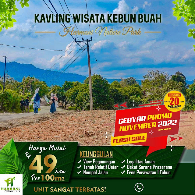 Brosur Tanah Kavling Murah Harmoni Nature Park Bogor