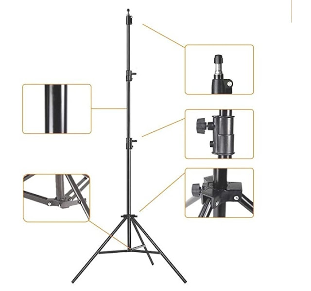 Tripod Stand 83 Inches | 7 Feet | 210cm For Mobile, Camera And Light