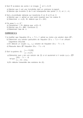 devoir de synthèse 2 math bac Math