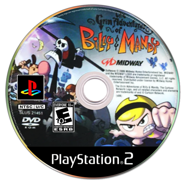 Grim Adventures of Billy & Mandy, The ROM (ISO) Download for Sony