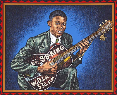 B. B. King por Robert Crumb