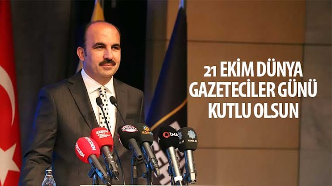 ​21 Ekim Dünya Gazeteciler Günü Kutlu Olsun