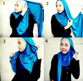 Cara Memakai Hijab Gaul Yang Simple - Cara Wanita