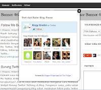 Cara Membuat Widget Follow Me Box Twitter Melayang di Blog