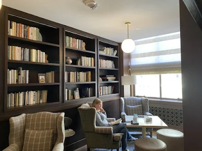 guest library at Beacon Grand hotel in San Francisco, California