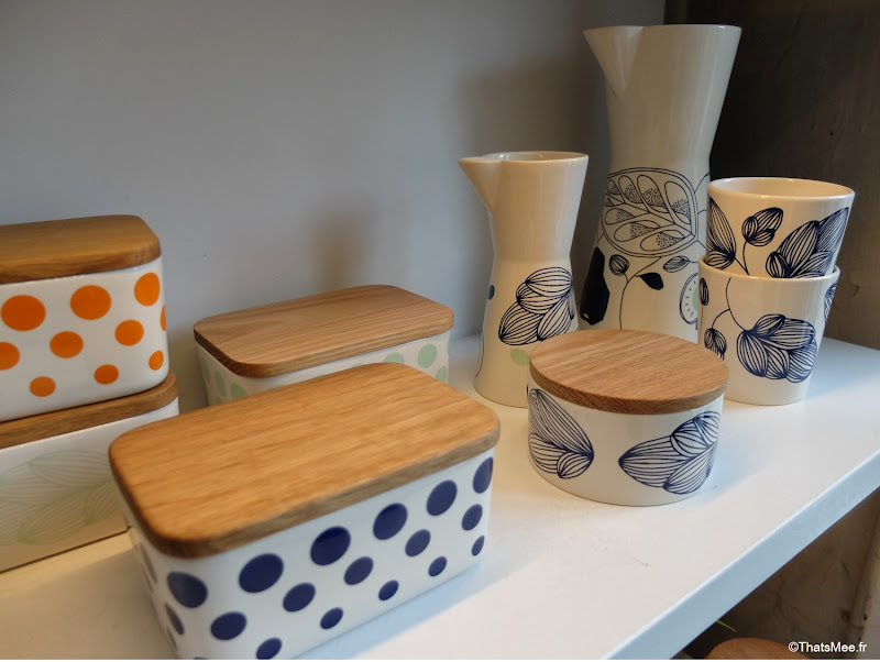 pots cermaique couvercle bois, Deigner Zoo design creation atelier Design Store copenhague