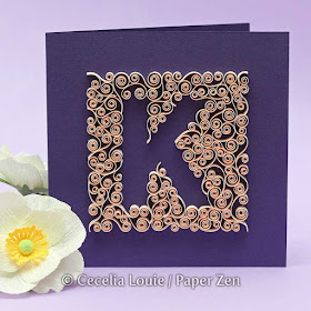 quilling tutorial letter k