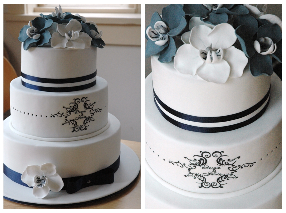 portfolio of wedding cakes