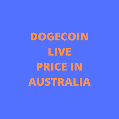 Dogecoin price in Australia