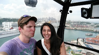 Cable car to Sentosa