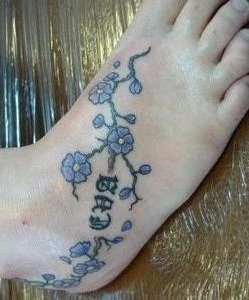 Foot Japanese Tattoos With Image Cherry Blossom Tattoo Designs Especially Foot Japanese Cherry Blossom Tattoos For Female Tattoo Gallery 7