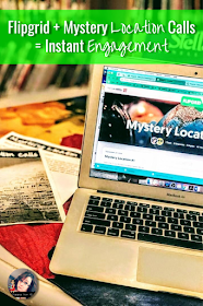 Use Flipgrid to connect your students to other classrooms to play a Mystery Location Game! #flipgrid #edtech #mysteryskype #classroom #elementarysocialstudies #socialstudies #geography