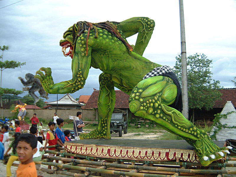 Foto Gambar  Ogoh Ogoh Terbagus dan Terbesar di Bali 