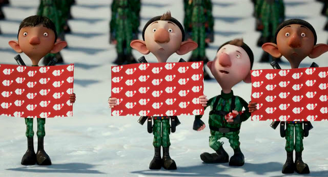 los elfos de la película de animación Arthur Christmas, Operación Navidad