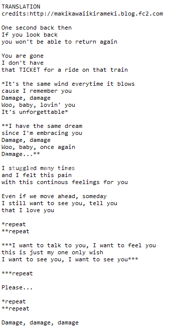Random Jpop Lyrics And Translations Ver 2 0