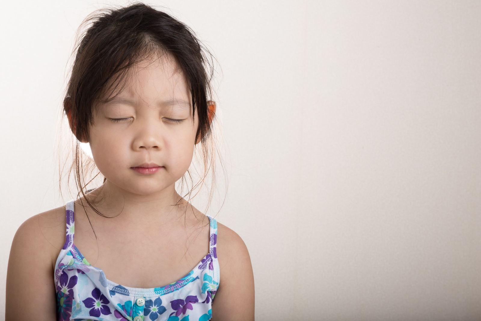 Child Doing Meditation