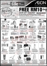 AEON FREE Gift Voucher Promotion 2013 Branded Shopping Save Money EverydayOnSales