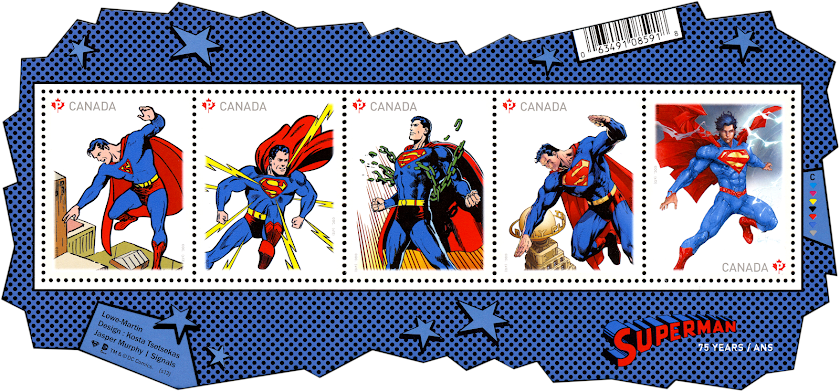 2013 Canada Post - Superman 75th Anniversary