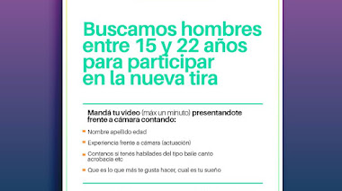 Casting POL-KA : Se buscan actores entre 15 y 22 años para participar en tira / Argentina