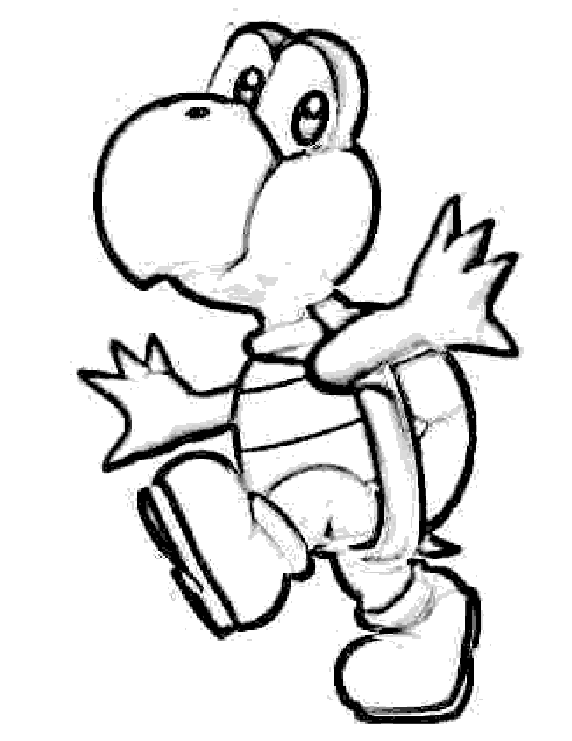 Mario Colouring Pages