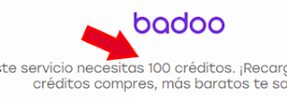 100 creditos badoo