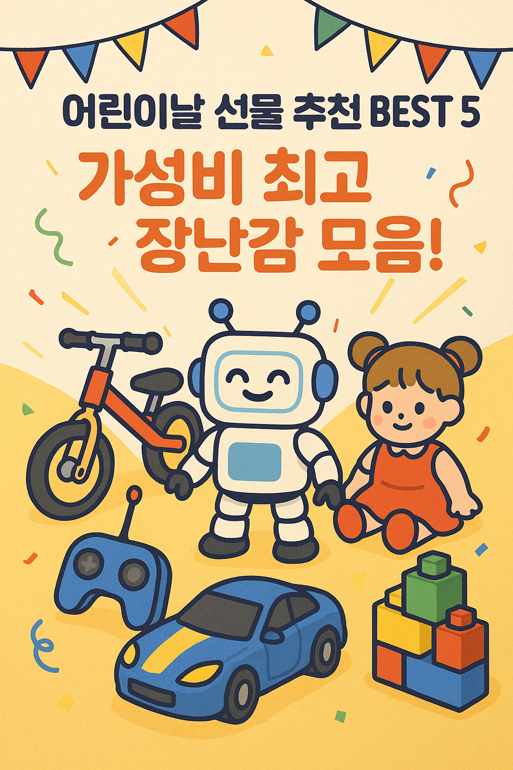 어린이날 선물 추천 BEST 5｜가성비 최고 장난감 모음!