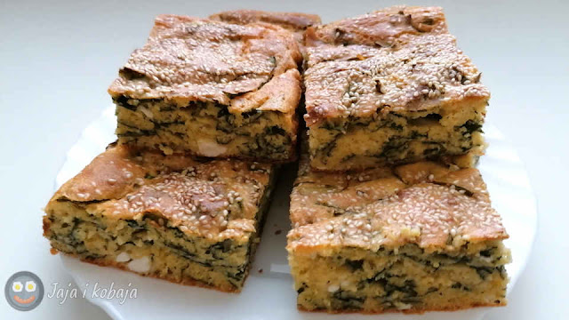 Pita sa feta sirom i spanaćem - recept bez kora