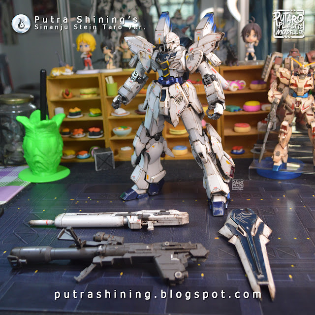 My version of MG Sinanju Stein Ver.Ka | Customize Painting Weathering | The Making by Putra Shining