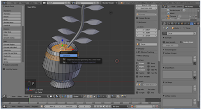 Cara Membuat Pot Bunga dengan Aplikasi Blender